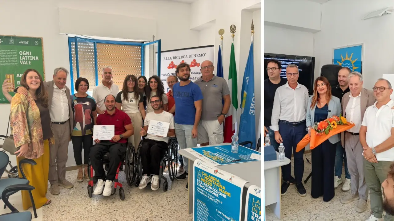 Subacquea per persone con disabilità, Straface lancia l’hub di Amendolara:\u00A0«Un modello da seguire»\n