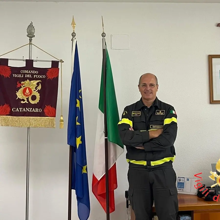 Catanzaro, Davide Pozzi nuovo comandante reggente dei Vigili del fuoco\n