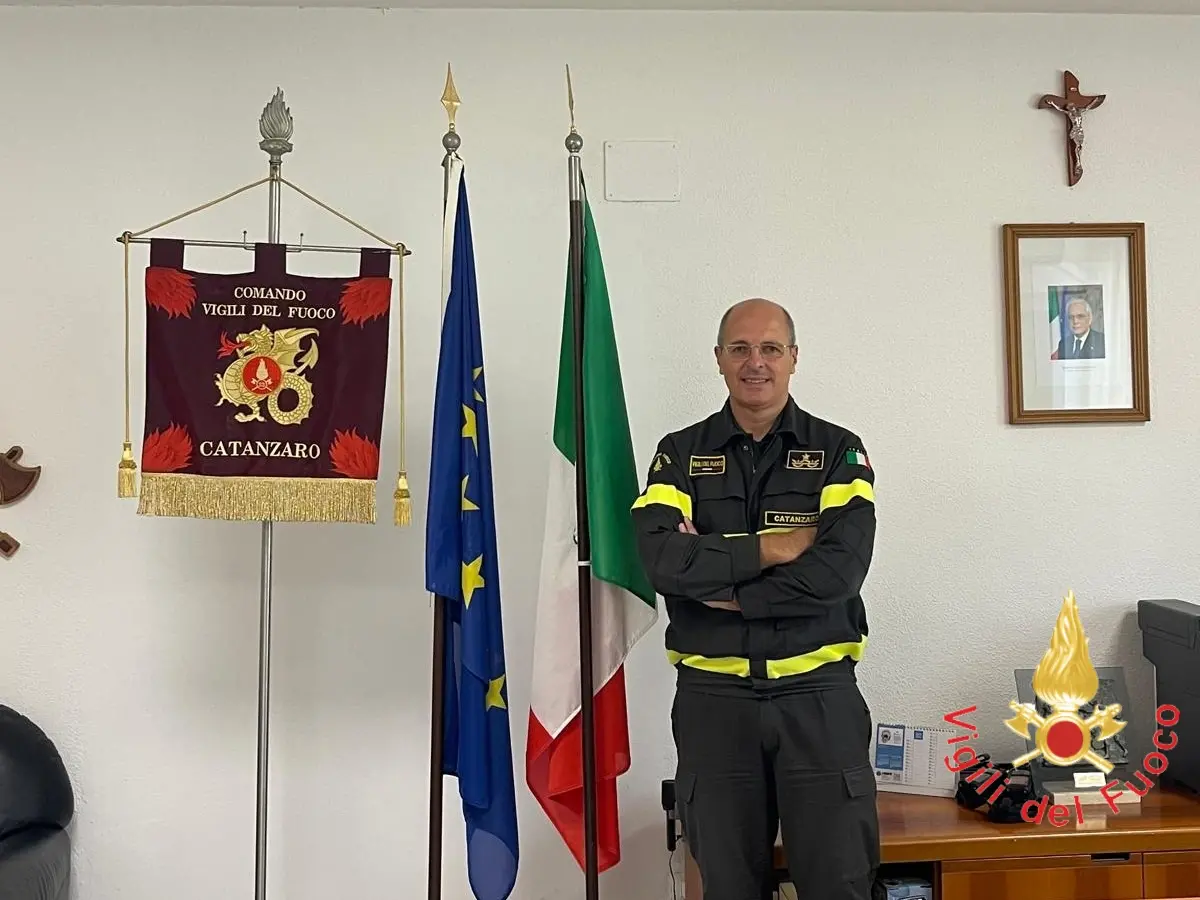 Catanzaro, Davide Pozzi nuovo comandante reggente dei Vigili del fuoco\n