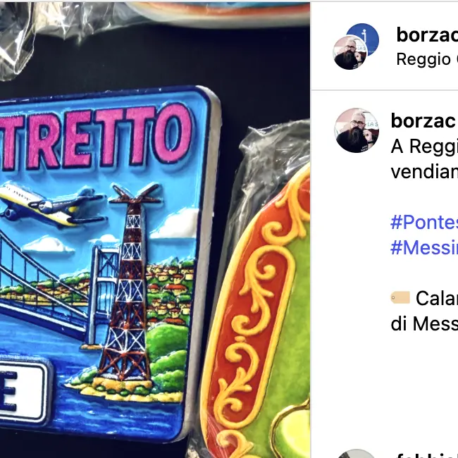 Ponte sullo Stretto, a Reggio Calabria arriva prima la calamita del cantiere: il souvenir dell'opera che verrà\n