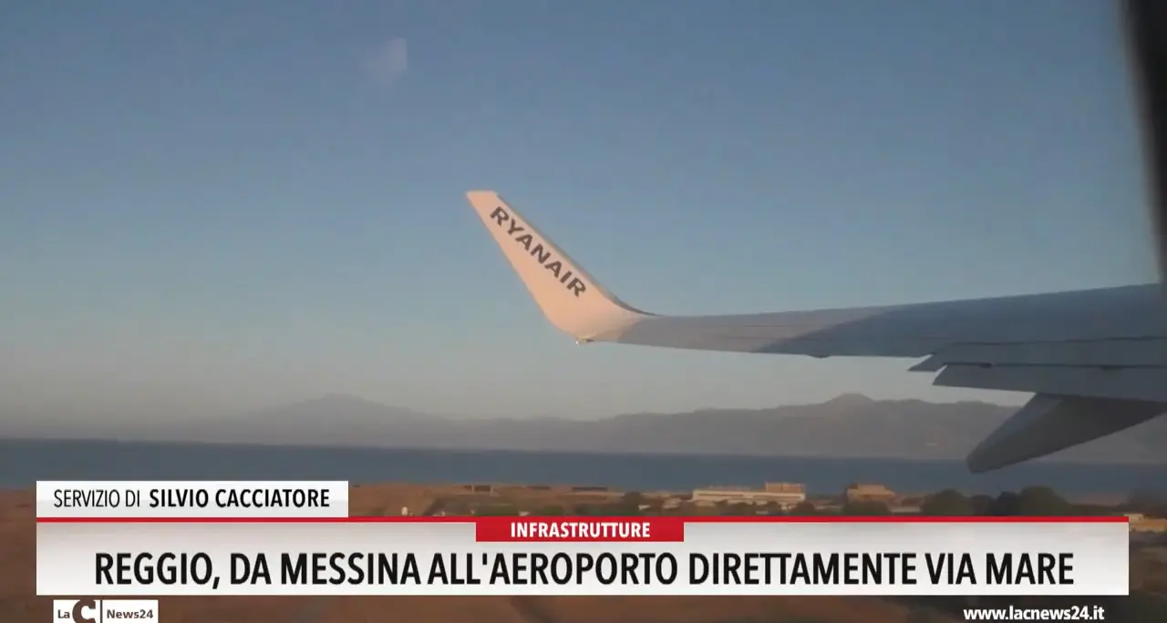 Reggio, da Messina all'aeroporto direttamente via mare