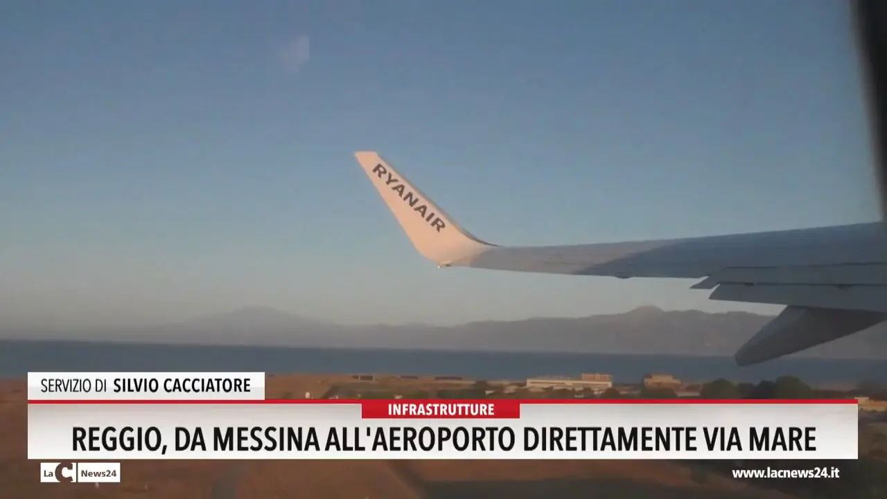 Reggio, da Messina all'aeroporto direttamente via mare