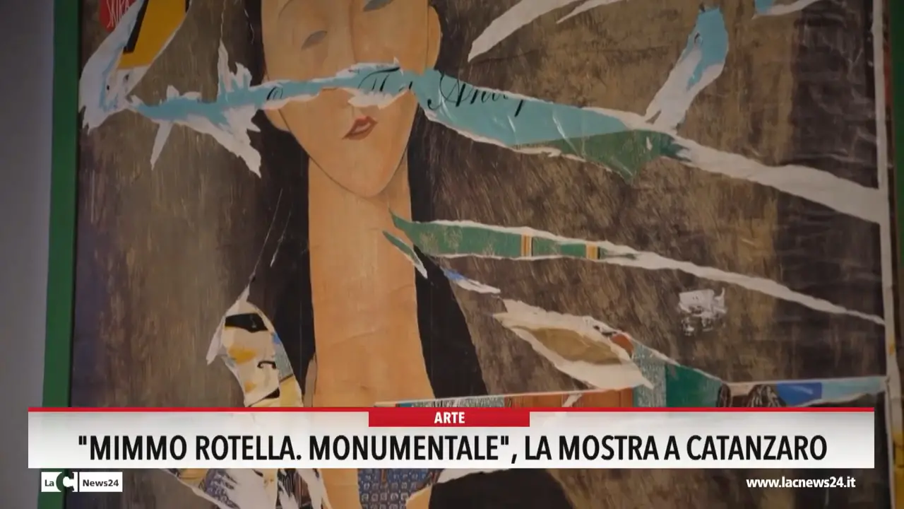 Mimmo Rotella, monumentale la mostra a Catanzaro