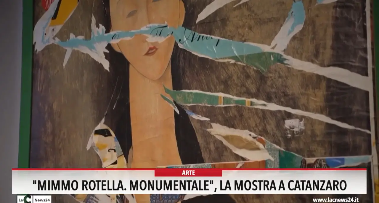 Mimmo Rotella, monumentale la mostra a Catanzaro