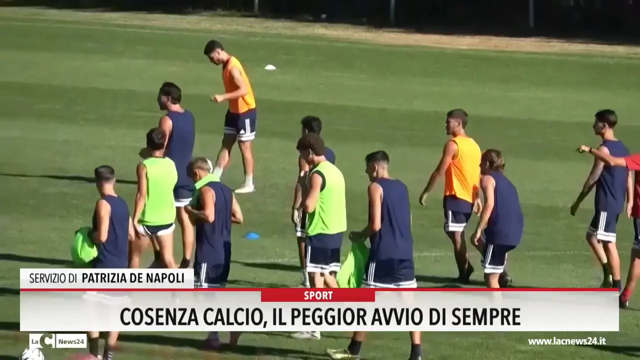 Cosenza Calcio, il peggior avvio di sempre