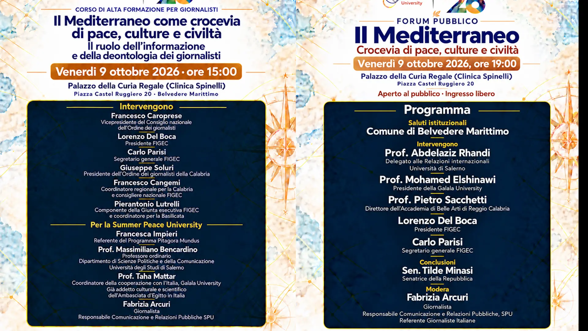 <p>Le locandine dell'evento</p>\\n