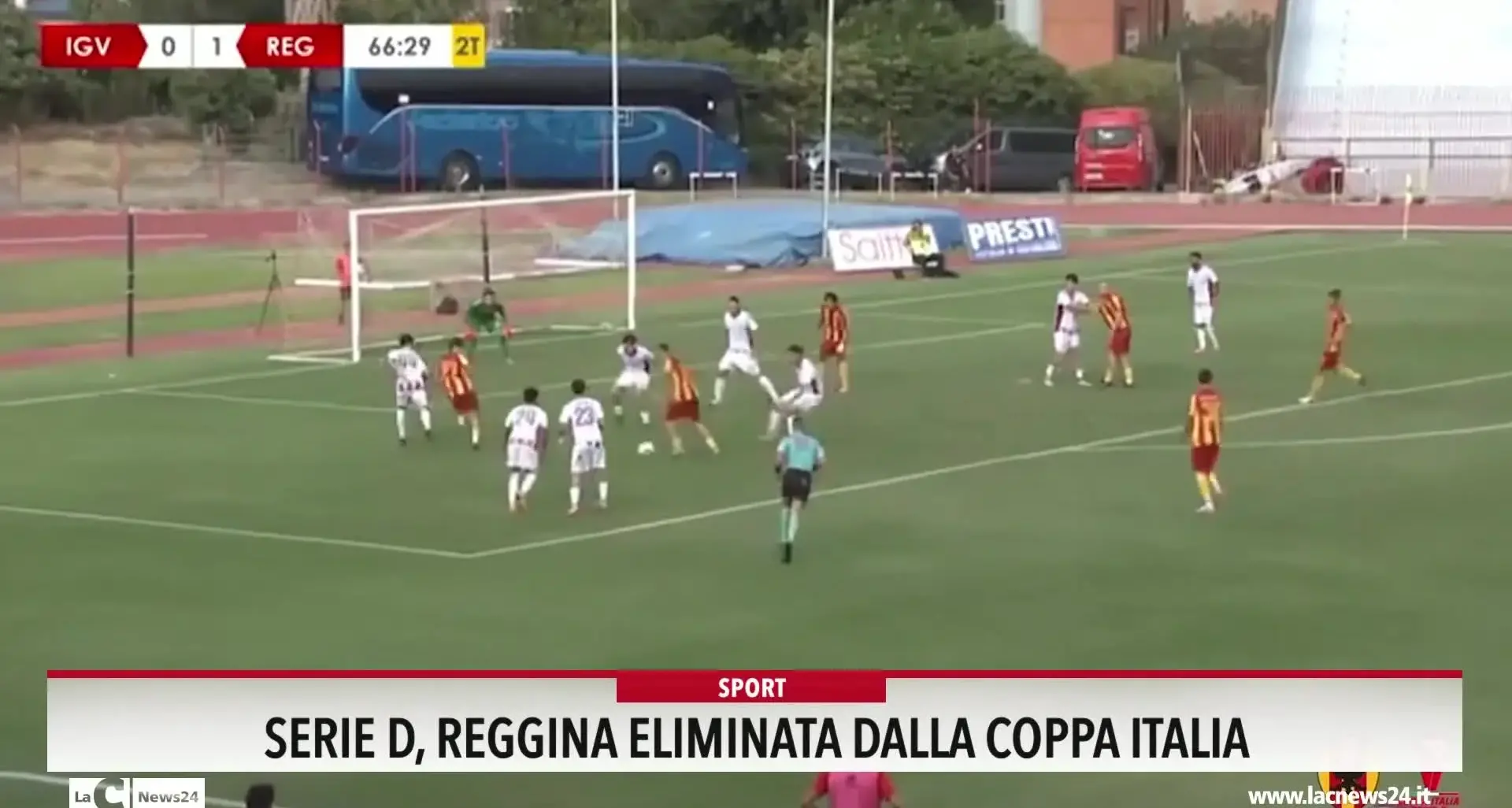 Serie D, Reggina eliminata dalla Coppa Italia