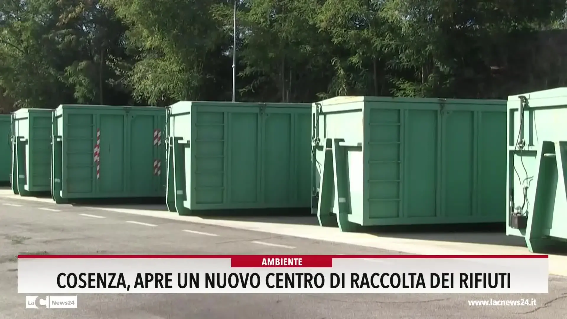 Cosenza, apre un nuovo centro di raccolta dei rifiuti