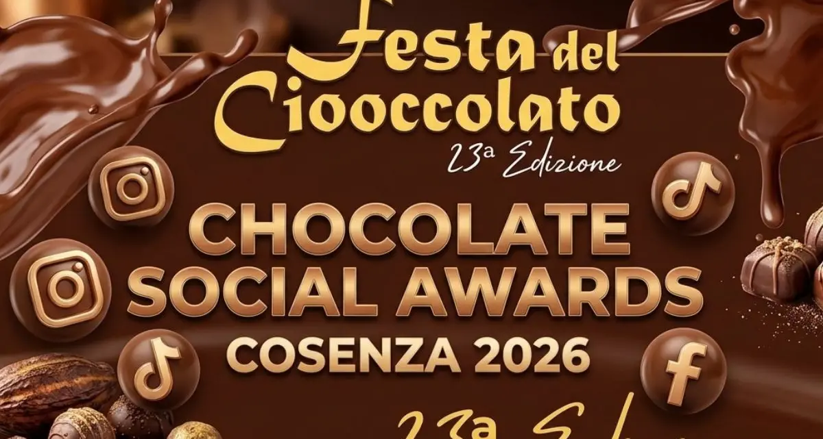 Festa del Cioccolato di Cosenza, cercasi creator: incarico annuale da cinquemila euro complessivi\n