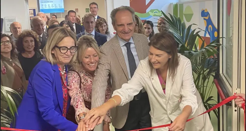 Inaugurata la nuova Pediatria: Reale Foundation e arte per l'umanizzazione delle cure\n