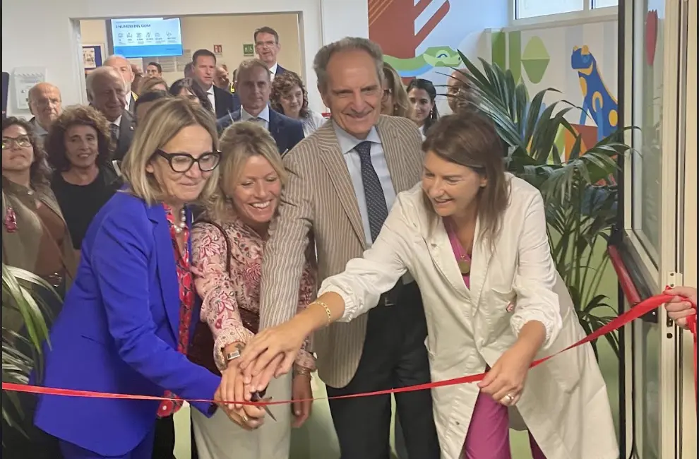 Inaugurata la nuova Pediatria: Reale Foundation e arte per l'umanizzazione delle cure\n