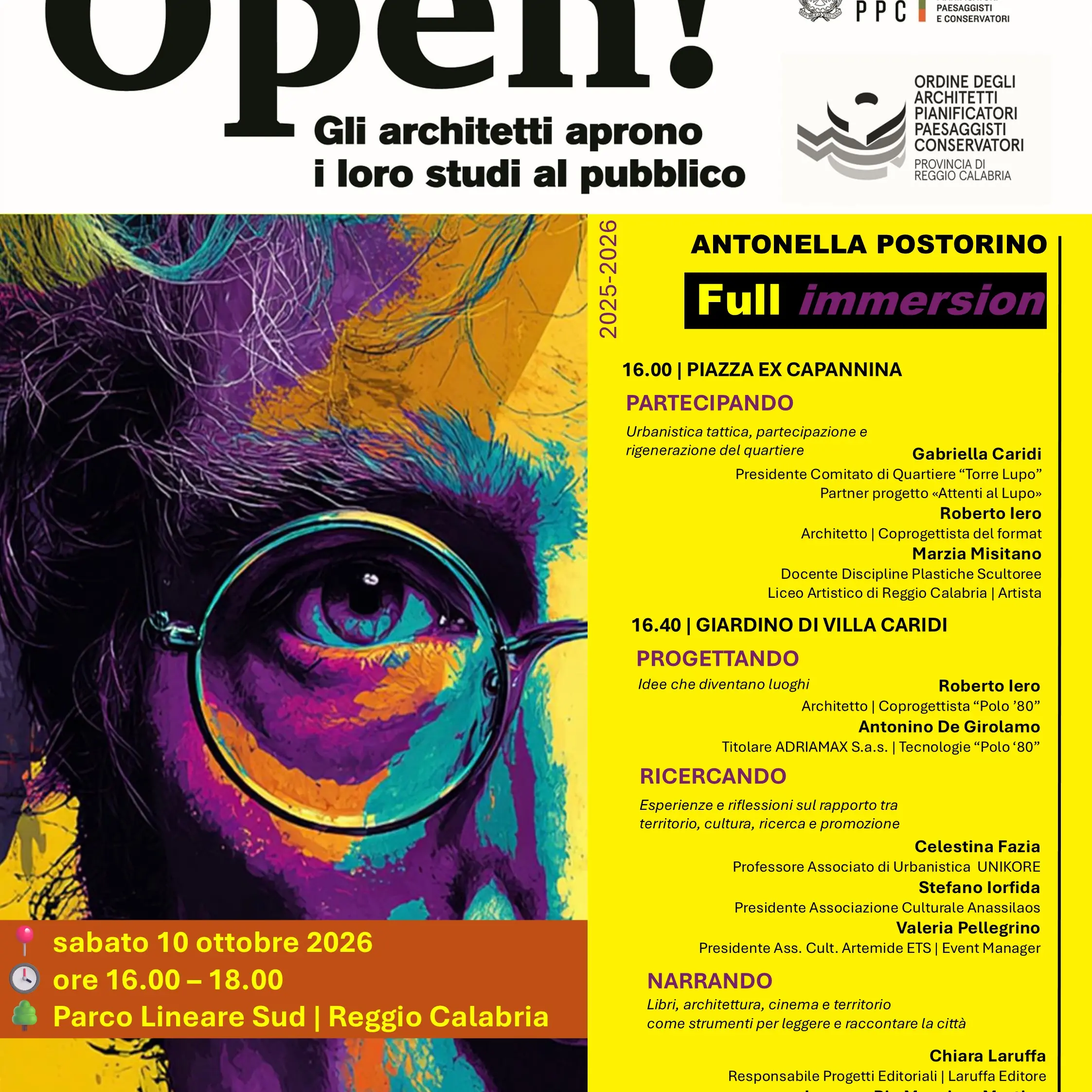 Reggio, l’architettura incontra la città al Parco Lineare Sud: con «Full Immersion» un viaggio tra creatività, ricerca e nuovi linguaggi\n