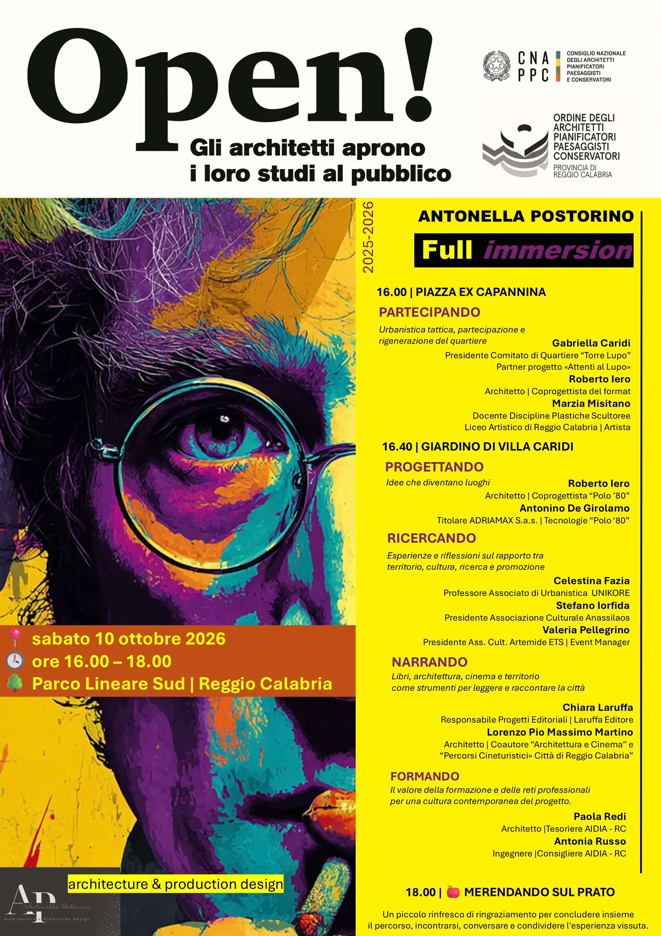 Reggio, l’architettura incontra la città al Parco Lineare Sud: con «Full Immersion» un viaggio tra creatività, ricerca e nuovi linguaggi\n