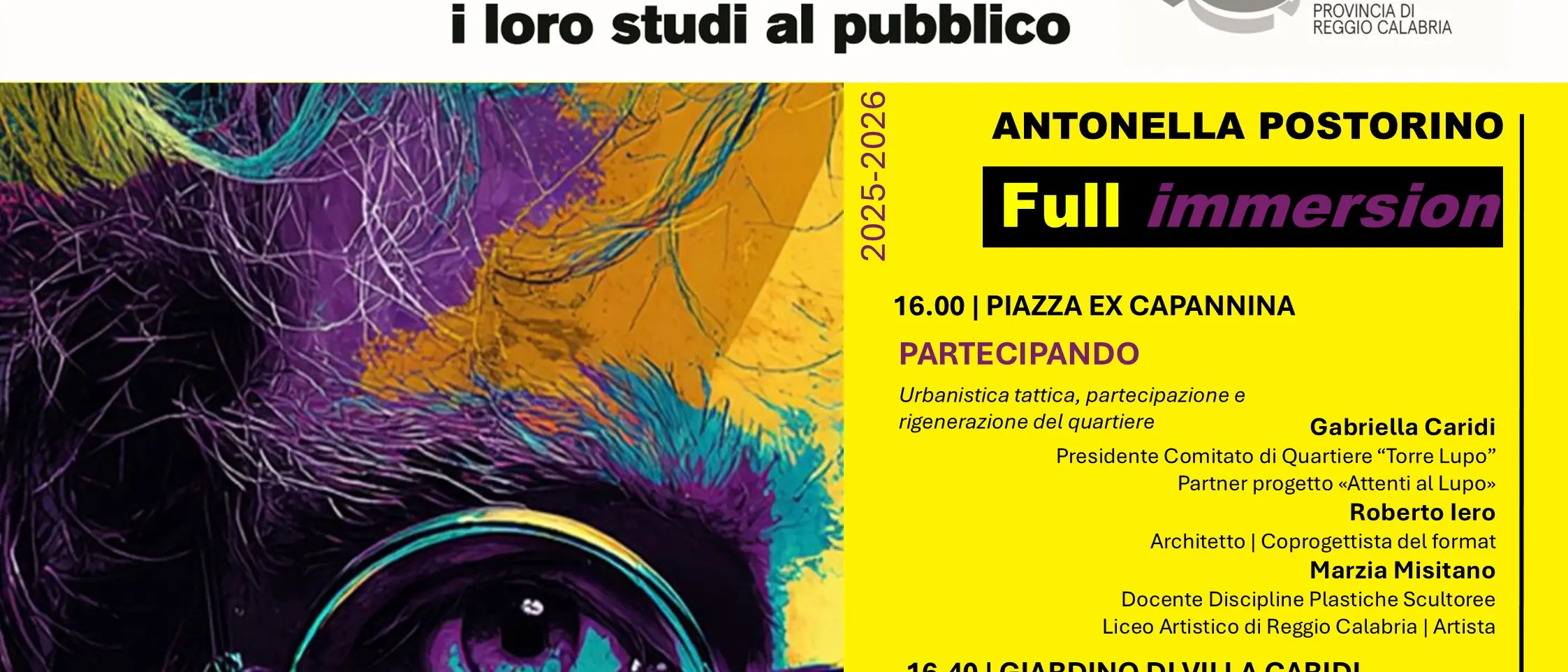 Reggio, l’architettura incontra la città al Parco Lineare Sud: con «Full Immersion» un viaggio tra creatività, ricerca e nuovi linguaggi\n