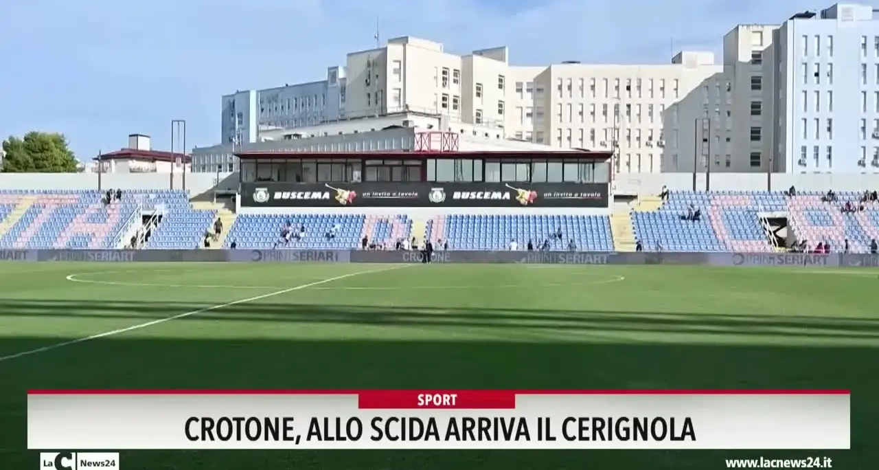 Crotone, allo Scida arriva il Cerignola