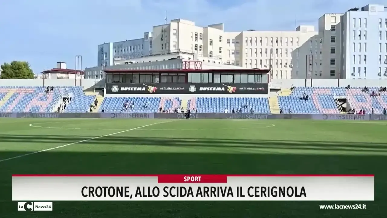Crotone, allo Scida arriva il Cerignola