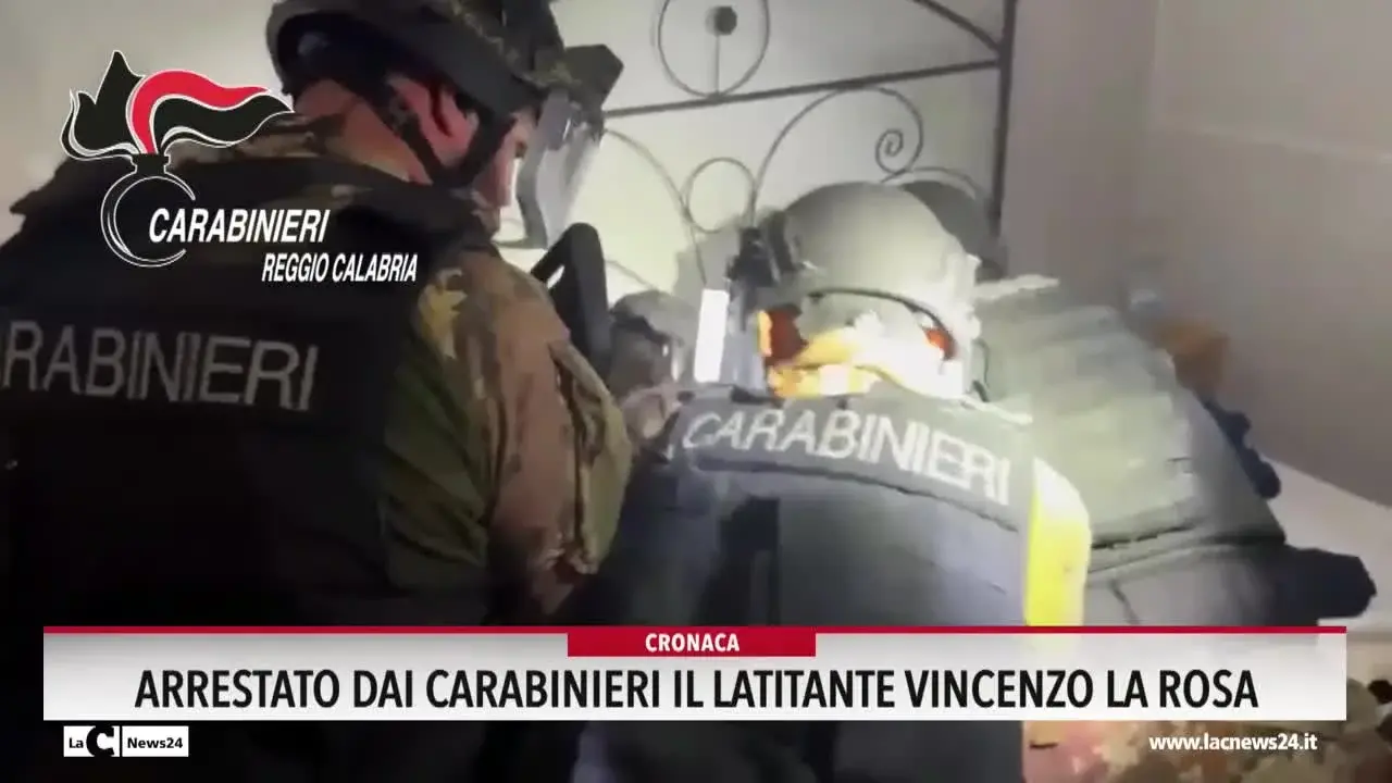Arrestato dai carabinieri il latitante Vincenzo la Rosa