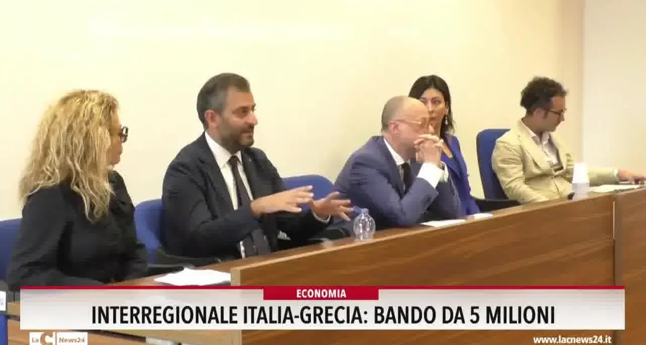 Interregionale Italia-Grecia: bando da 5 milioni