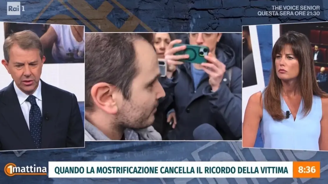 <p>Un frame della trasmissione</p>\\n