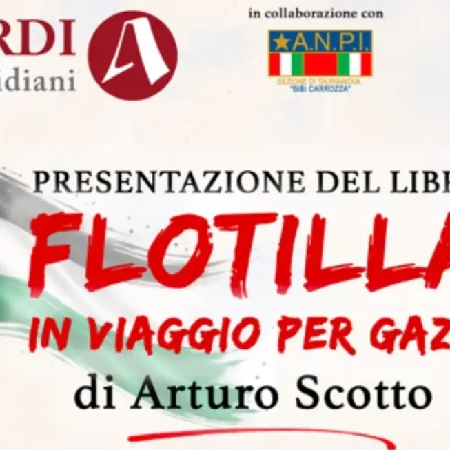 A Taurianova lunedì la presentazione del libro \"Flotilla. In viaggio per Gaza\" di Arturo Scotto\n