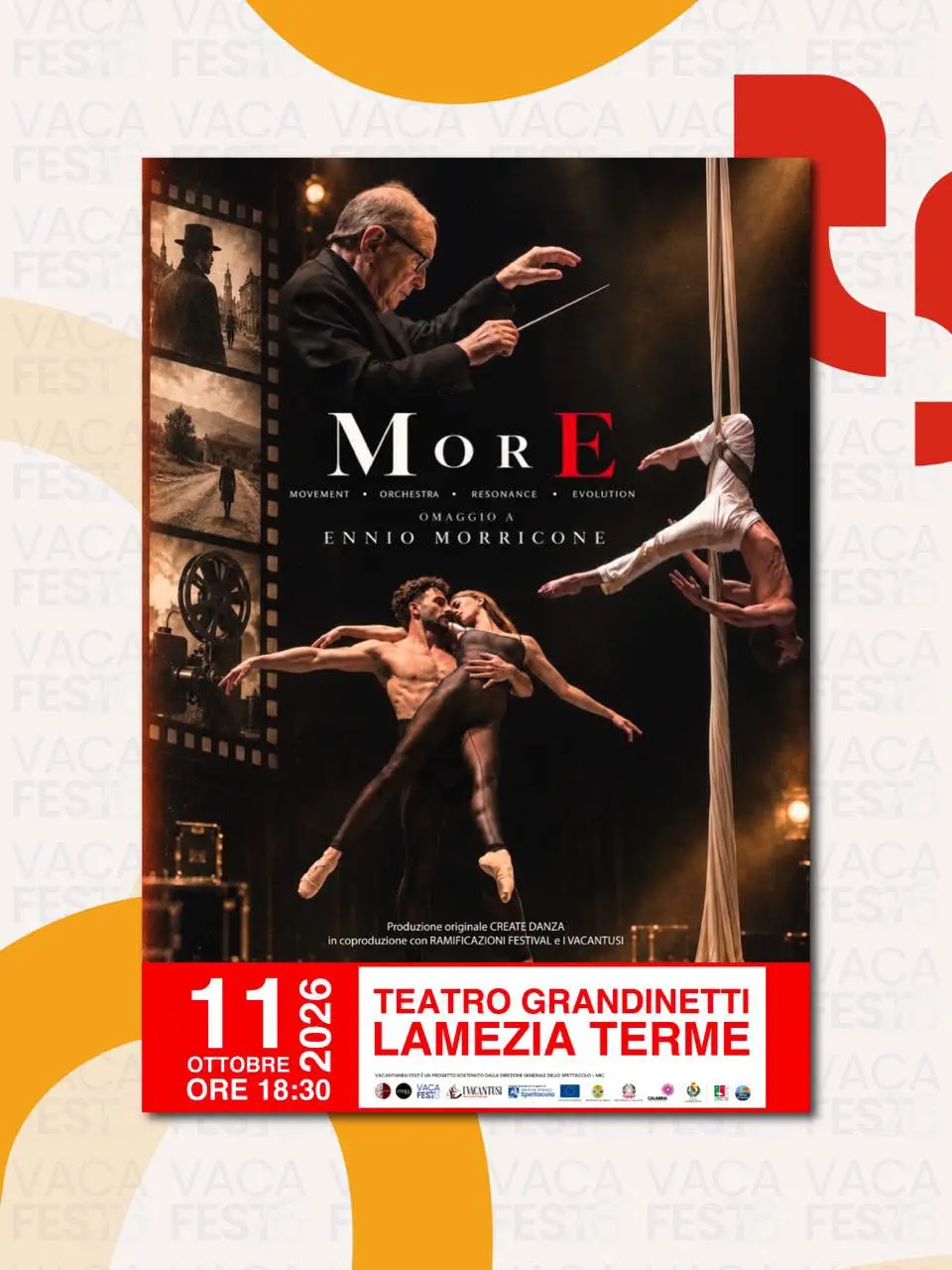 Lamezia Terme si prepara a omaggiare il Maestro Ennio Morricone con lo spettacolo “More”\n