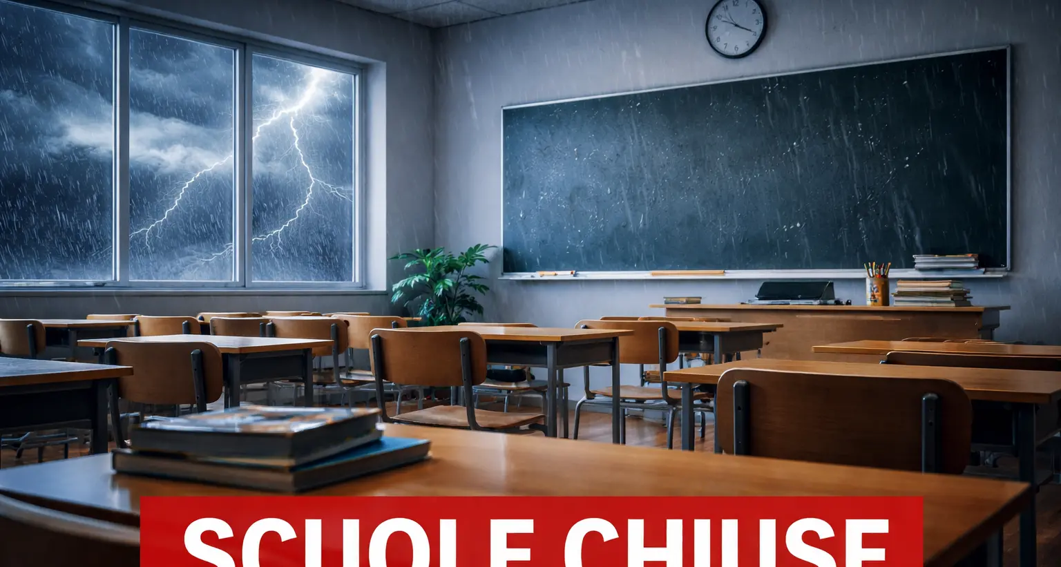 Allerta arancione, scuole chiuse a Catanzaro e in diversi altri comuni calabresi: ecco l’elenco LIVE\n