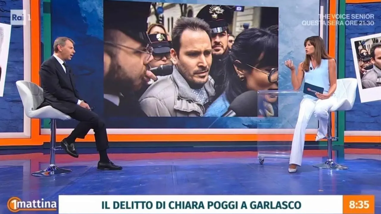 Caso Garlasco, Francesco Giorgino a Uno Mattina: diritto di cronaca e presunzione d’innocenza al centro del dibattito\n