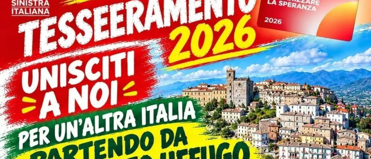 Montalto Uffugo, Sinistra Italiana–AVS in piazza per il tesseramento e il confronto pubblico\n