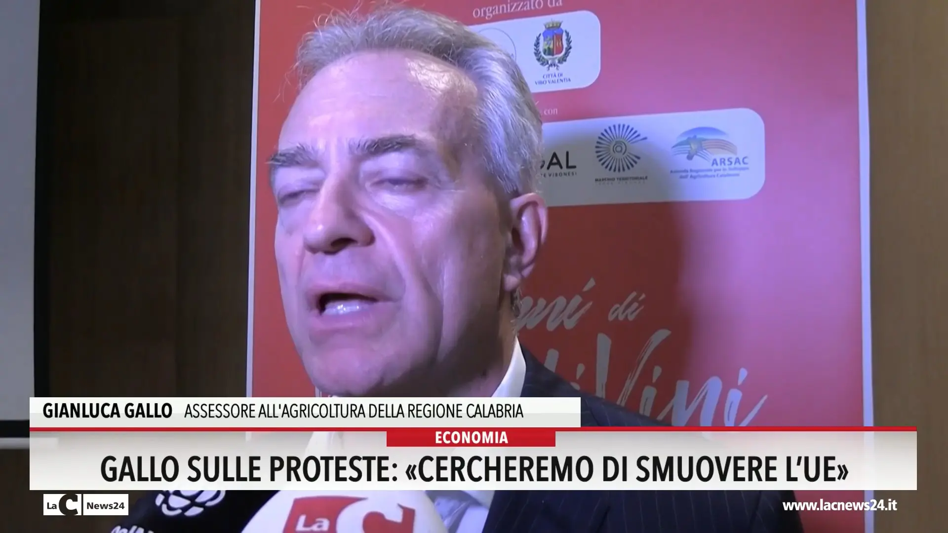 Gallo sulle proteste: \"Cercheremo di smuovere l'UE\"