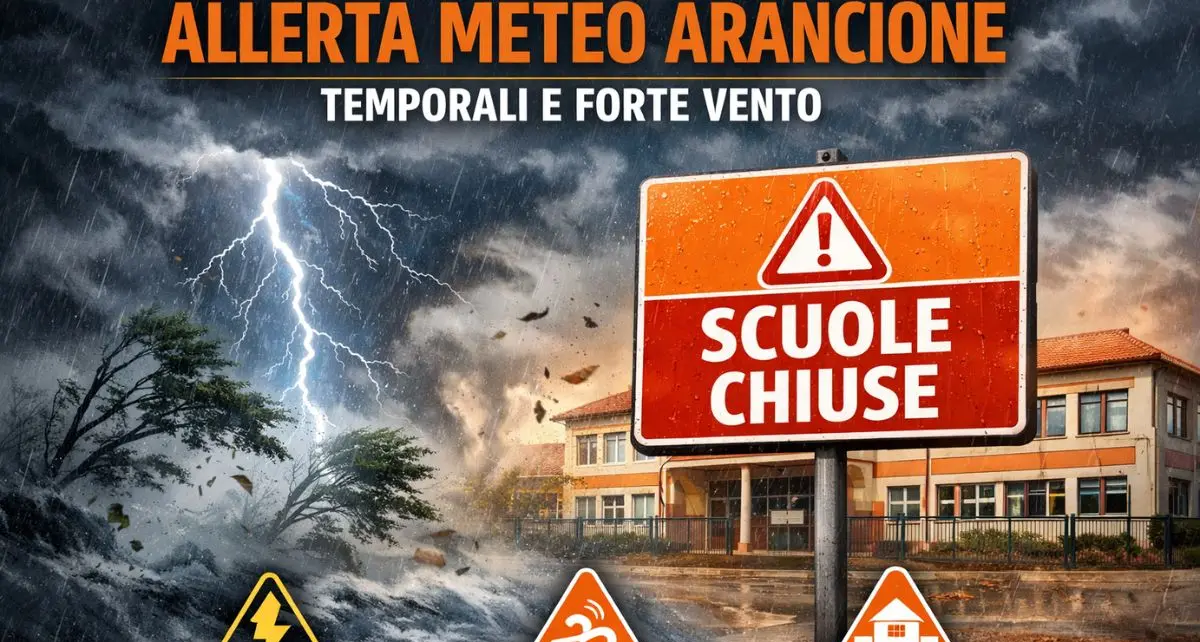 Allerta meteo arancione: scuole chiuse sabato 10 ottobre,\u00A0rinviata a domenica la festa di inaugurazione dell’Isola pedonale\n