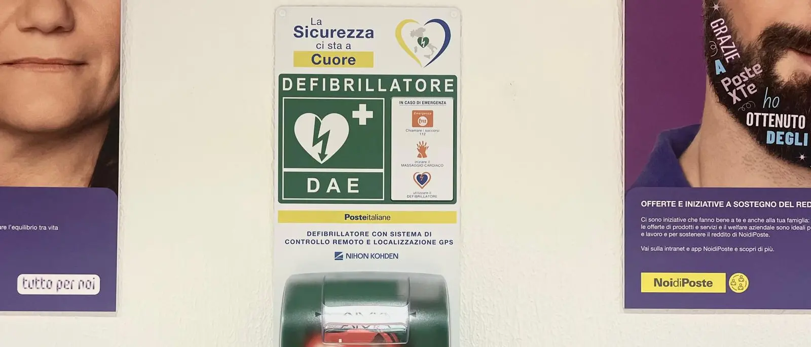 Reggio, Poste Italiane rafforza la rete dei dispositivi salvavita: due nuovi defibrillatori nelle sedi aziendali\n