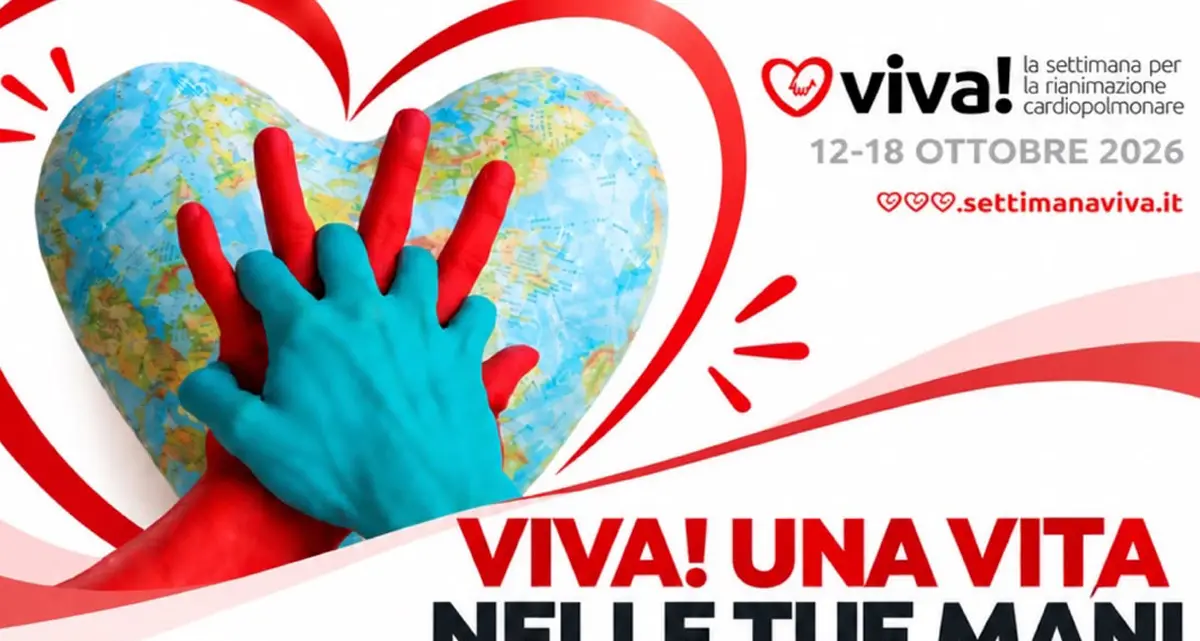 “Viva! Una vita nelle tue mani”: il 14 e il 16 ottobre in piazza per imparare a salvare una vita\n