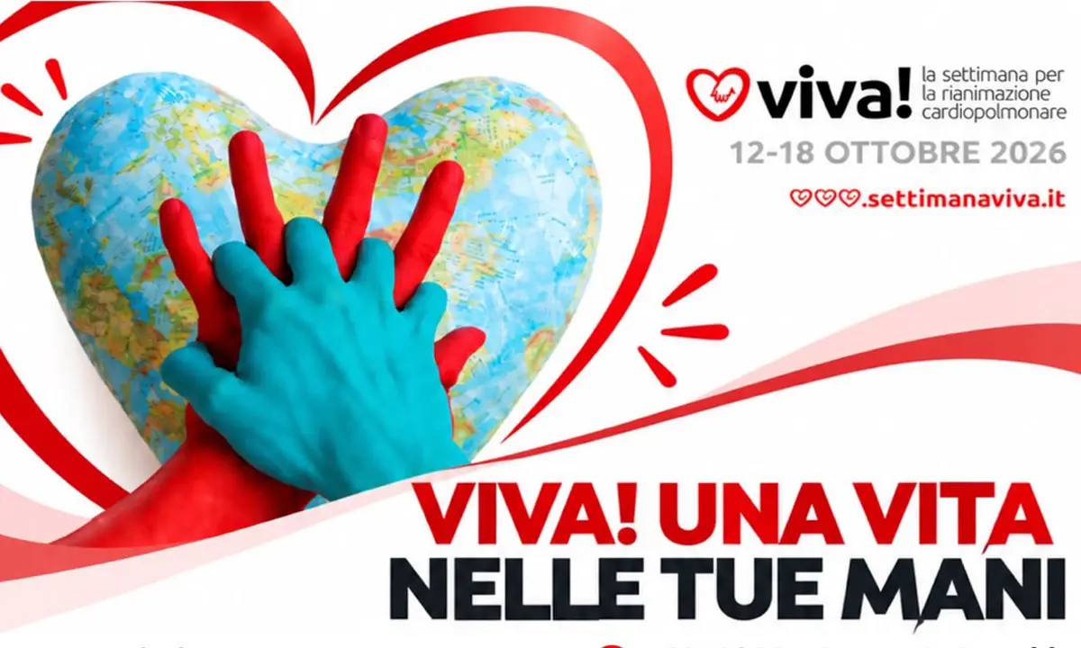 “Viva! Una vita nelle tue mani”: il 14 e il 16 ottobre in piazza per imparare a salvare una vita\n