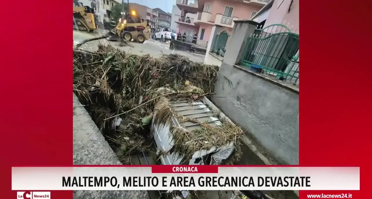 Maltempo, Melito e area Grecanica devastate