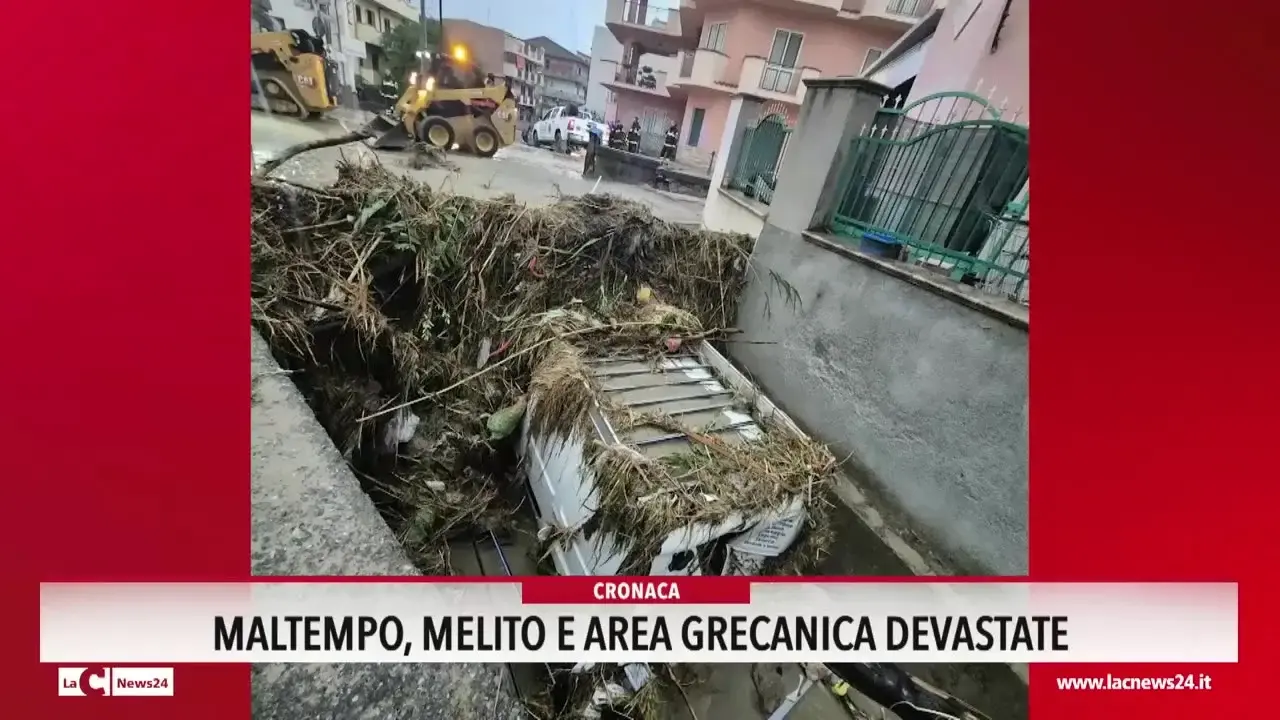 Maltempo, Melito e area Grecanica devastate