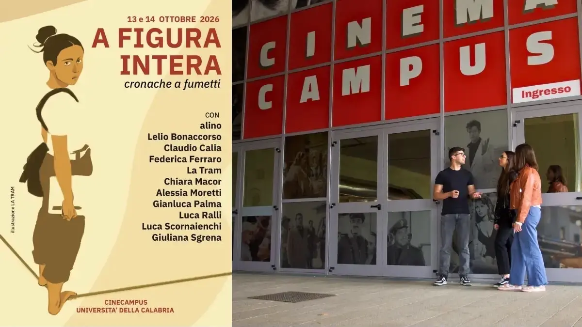 All’Unical “A figura intera. Cronache a fumetti”: il graphic\n\njournalism protagonista al cinema campus\n