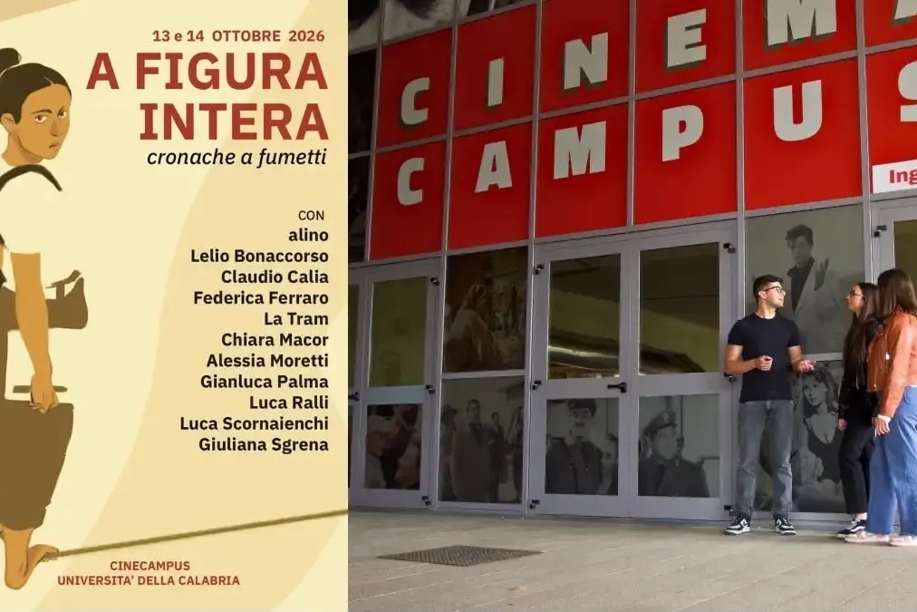 All’Unical “A figura intera. Cronache a fumetti”: il graphic\n\njournalism protagonista al cinema campus\n