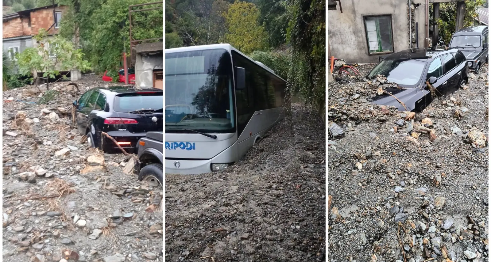 Montebello, grossa frana invade Fossato e Borgata Rocca rimane isolata: danni ingenti e strade compromesse\n