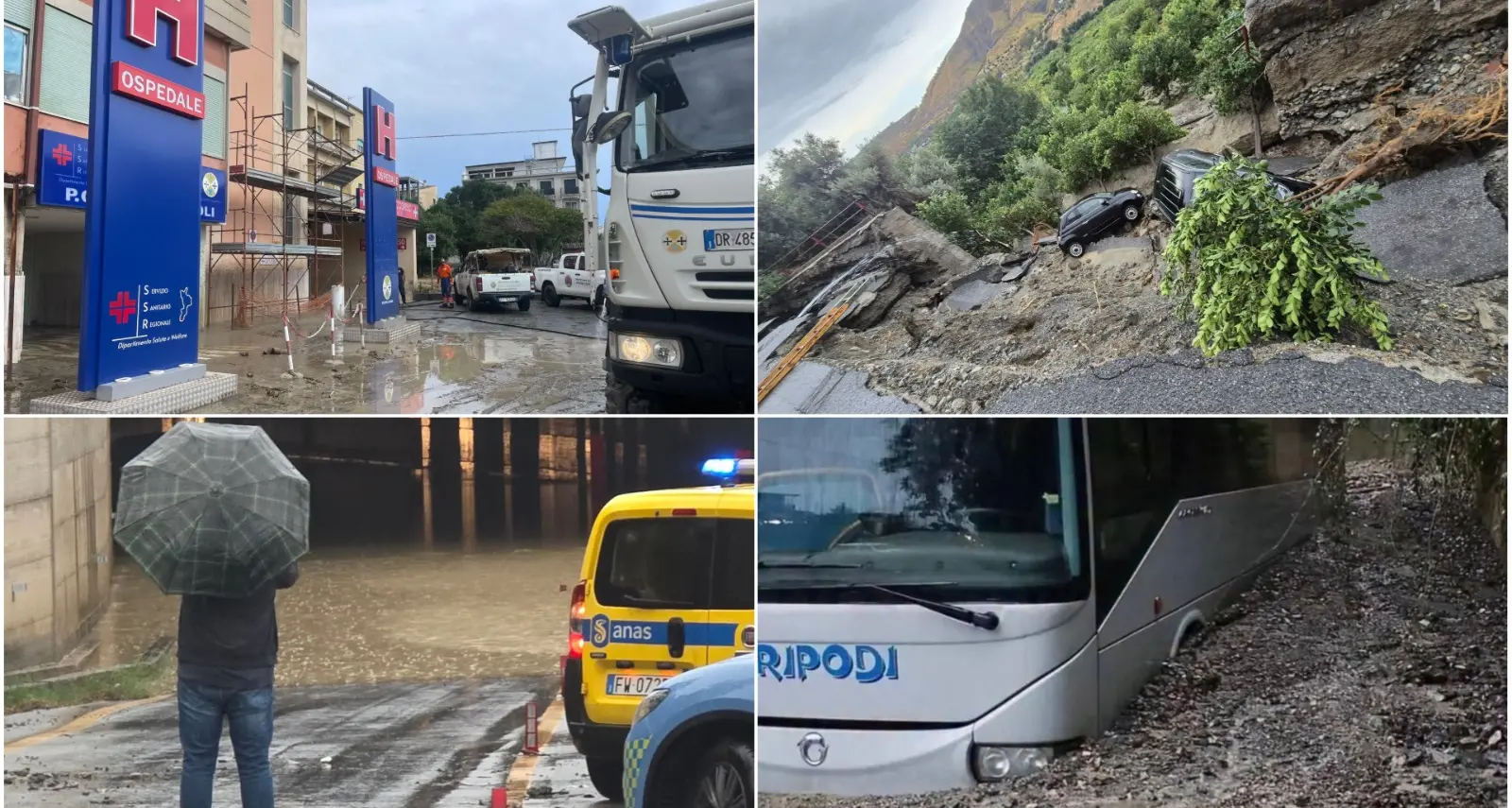 Acqua, fango, frane, Area Grecanica senza pace e piegata dal maltempo: «Qui è peggio di Harry»