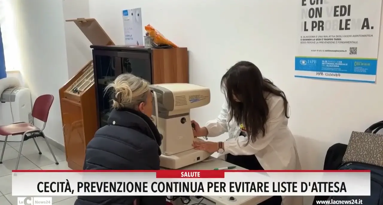 Cecità, prevenzione continua per evitare liste d'attesa
