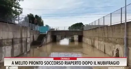 A Melito Pronto soccorso riaperto dopo il nubifragio
