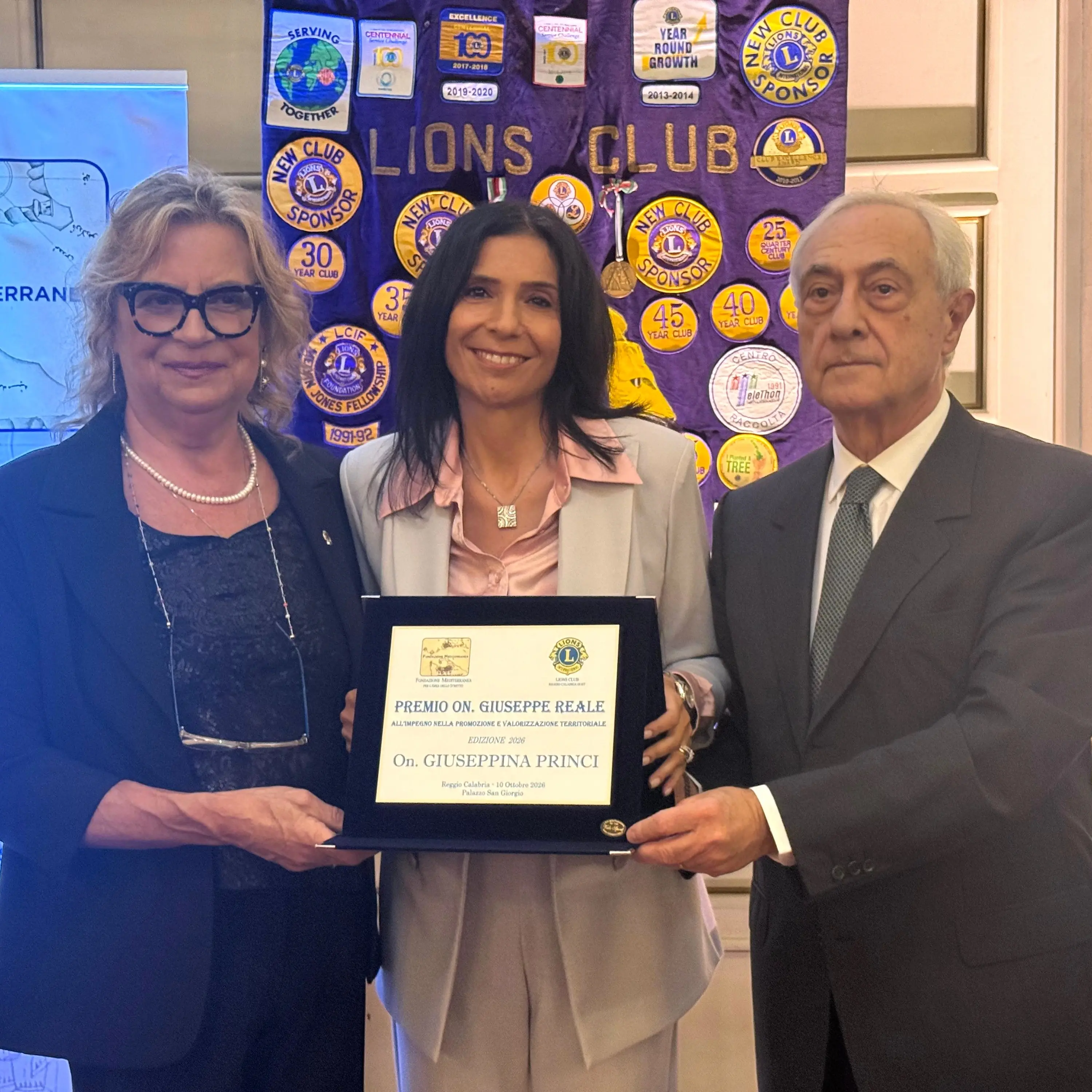 Giusi Princi riceve il Premio “Giuseppe Reale” 2026 per la valorizzazione della Calabria\n