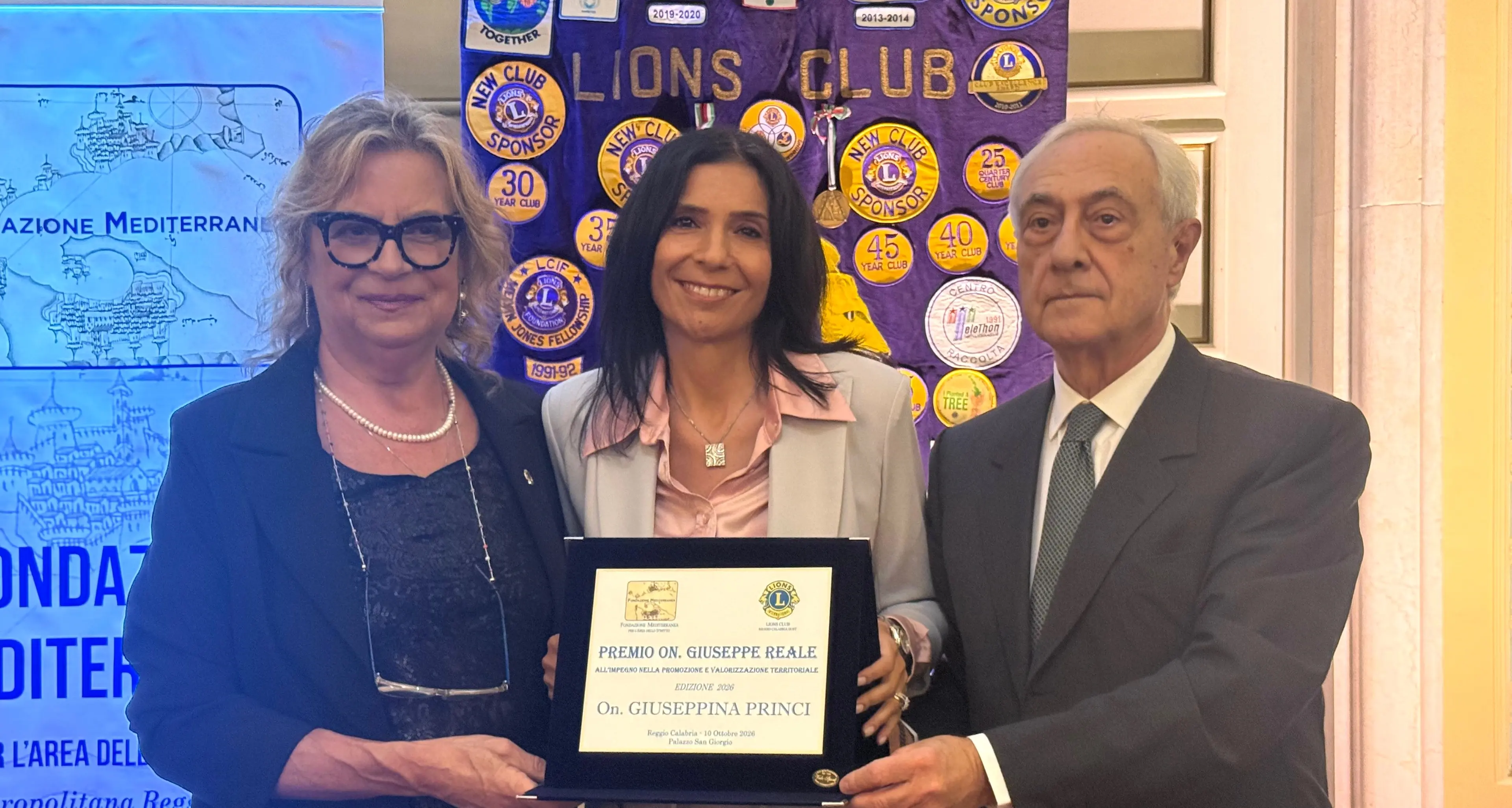 Giusi Princi riceve il Premio “Giuseppe Reale” 2026 per la valorizzazione della Calabria\n