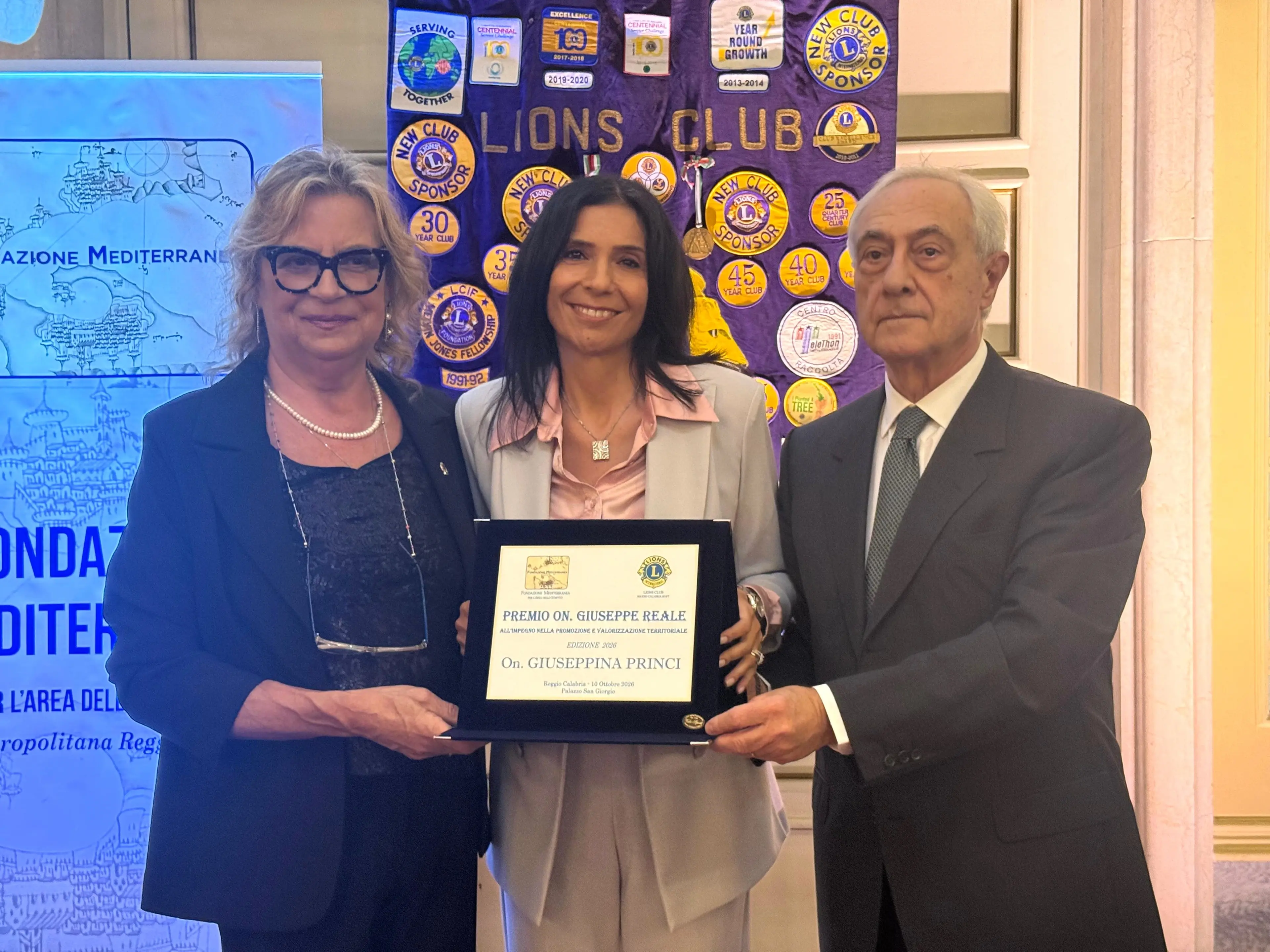 Giusi Princi riceve il Premio “Giuseppe Reale” 2026 per la valorizzazione della Calabria\n