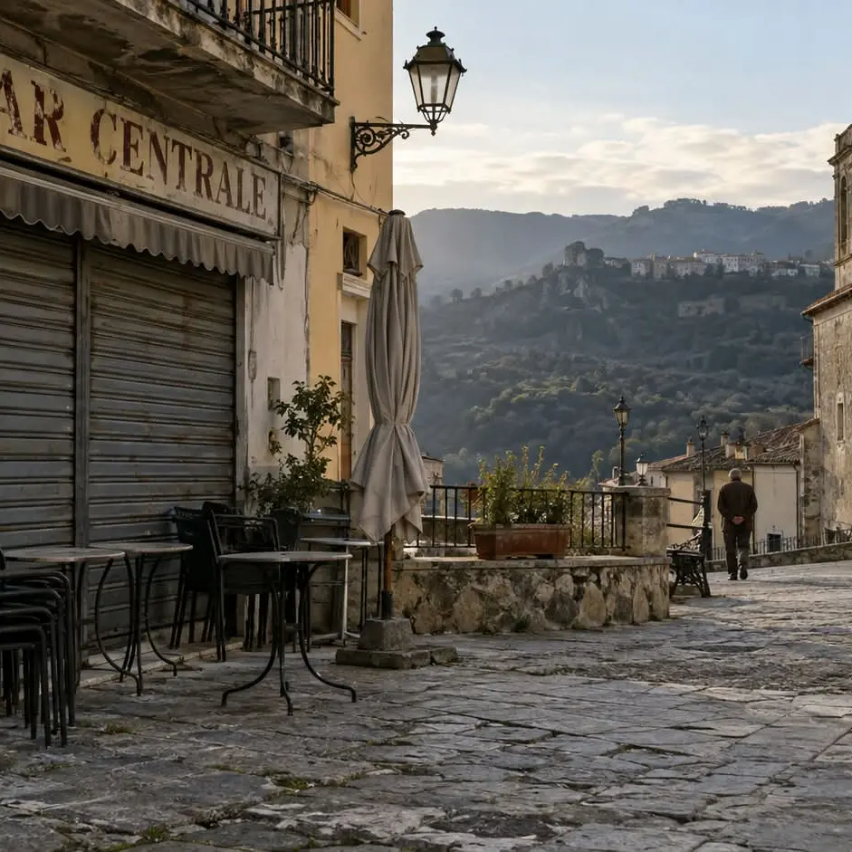 Le serrande abbassate dei bar come specchio dei borghi che cambiano: da Lago a Bocchigliero, la sfida di restare comunità\n