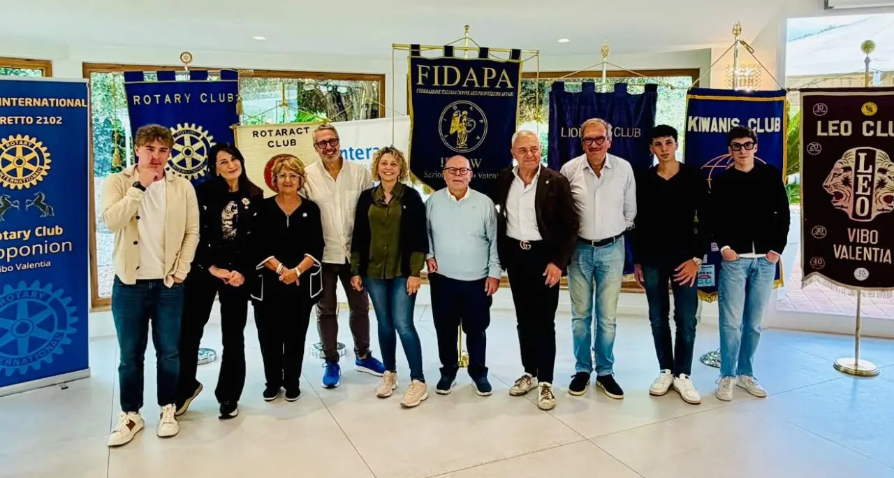 Vibo Valentia, l’unione fa la forza: per la prima volta tutti i club service insieme per la città\n