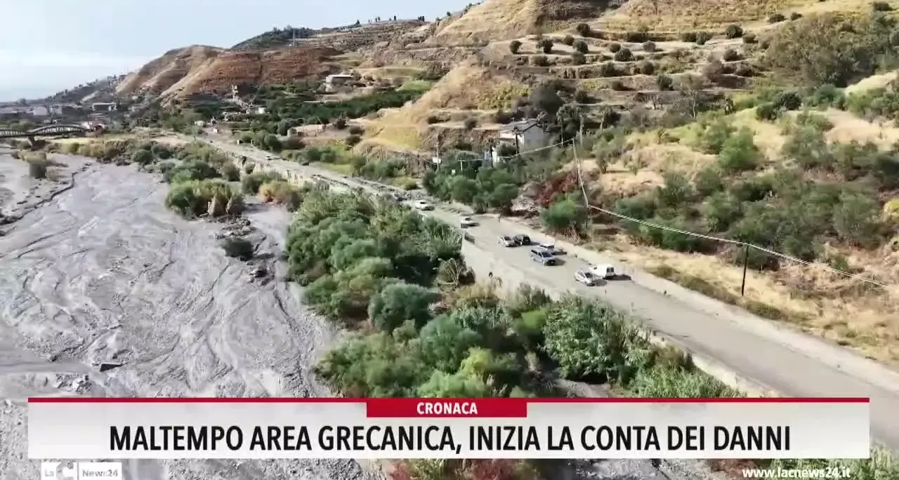 Maltempo, area grecanica: inizia la conta dei danni