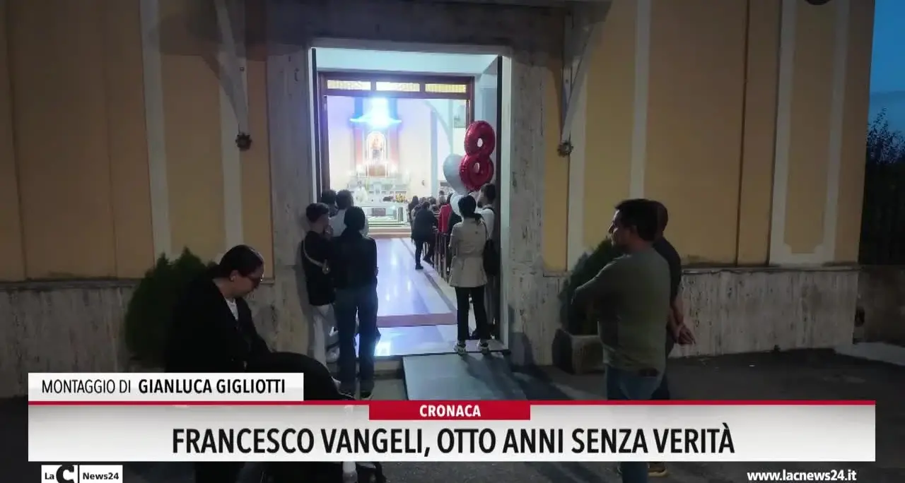 Francesco Vangeli, otto anni senza verità