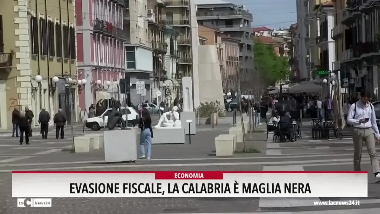 Evasione fiscale, la Calabria e maglia nera