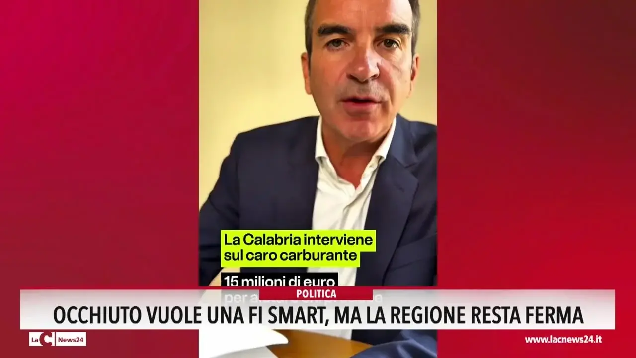 Occhiuto vuole una Fi smart, ma la Regione resta ferma